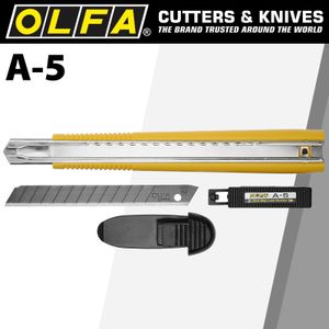 OLFA One Way Lock Cutter With Black Blade Snap Off Knife